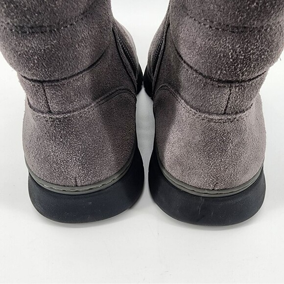 Vionic Arya Grey Nubuck Leather‎ Ankle Boots New Size 8 - Picture 4 of 12